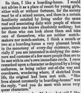 Boarding house clipping