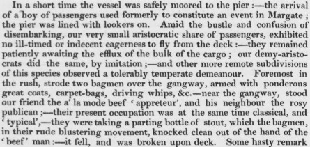 1832 Margate Hoy aristocrats disembark